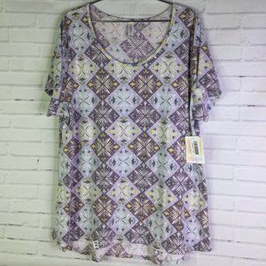 LuLaRoe Womens Plus Size 3XL Classic T Shirt Top